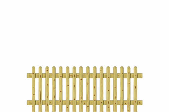 Staketenzaun 60 200x80cm KDI grün 200 x 80 cm