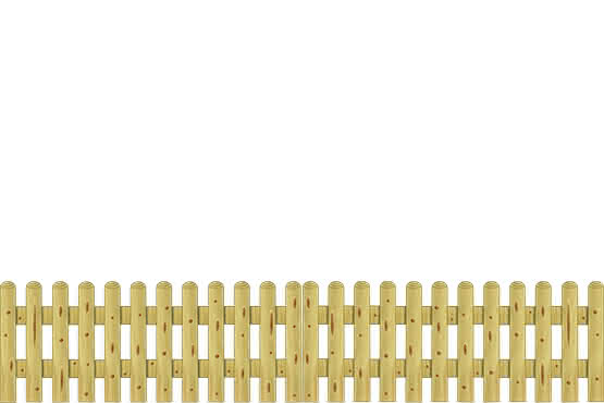 Staketenzaun 80 300x60cm Doppeltorgerade KDI grün 300 x 60 cm Doppeltor