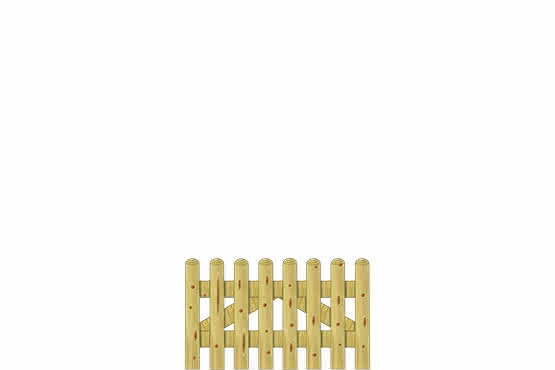 Staketenzaun 80 100x60cm Pforte gerade KDI grün 100 x 60 cm Pforte