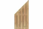 Sichtschutz Catania 90x180/90 cm Lärche naturbelassen Abschluss links ca. 90 x 180/90 cm, links