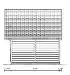 Schwedenhaus als Gartenhaus 390 x 390 cm