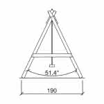 Kinderschaukel Freddy aus Lärche 
