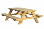 Picknick Tisch Weser Picknicktisch Lärche naturbelassen Lärche naturbelassen