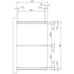 Terrassendach mit Trapez-Lichtplatten classic 624x400 cm 624x400 cm | Kiefer KDI-grün