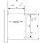 Terrassendach mit Steg-Doppelplatten select 406x300 cm 406x300 cm | Fichte Leimholz weiß grundiert