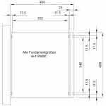 Terrassendach mit Steg-Doppelplatten perfect 406x400 cm 406x400 cm | Fichte Leimholz naturbelassen