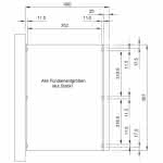 Terrassendach mit Steg-Doppelplatten select 507x400 cm 507x400 cm | Fichte Leimholz weiß grundiert