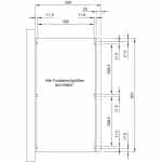 Terrassendach mit Steg-Doppelplatten perfect 607x350 cm 607x350 cm | Fichte Leimholz naturbelassen