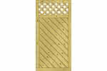 Sichtschutzelement Lugano 90x180 cm mit Rankgitter KDI 90 x 180 cm mit Rankgitter