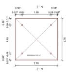 Holzpavillon Bausatz Monaco Typ 1, Größe 278x278 cm 