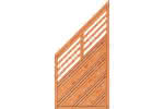 Sichtschutzzaun Bonn Pinie Abschluss 90 x 180/90 cm links ca. 90x180/90 cm links