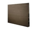 Systemzaun Kingston Schwedenprofil WPC Braun Türelement DIN links 100 x 176 cm Tür 100x176 cm DIN li | Braun