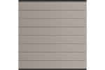 Systemzaun Kingston XL cWPC Steingrau Zaunelement 178 x 183 cm Steckzaun 178x183 cm | Steingrau
