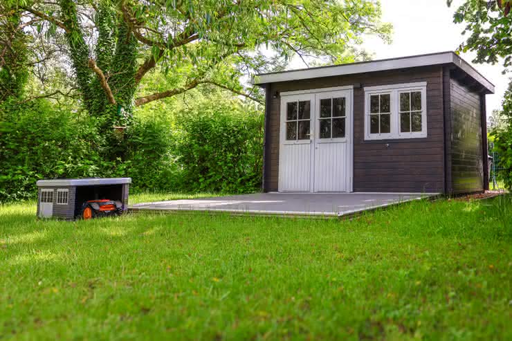 Blockbohlenhaus 425 x 275 cm | 45 mm 