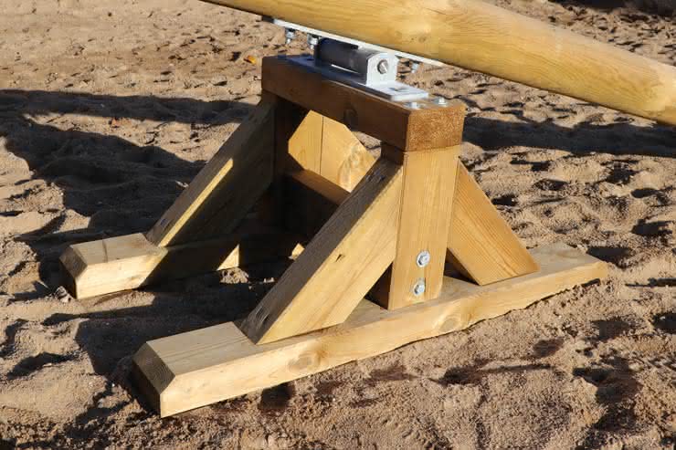 Holzbalken-Wippe Anton 4,00 m 
