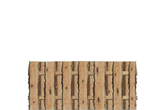 Sichtschutz Ponderosa 180x80 cm Lärche sägerau naturbelassen ca. 180 x 80 cm | Lärche natur sägerau