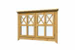 Blockhaus-Fenster Standard-Serie 