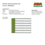 Günstig: Terrassendielen-Set 3,00x4,00 m aus 27x145 mm Kiefer KDI fein geriffelt 