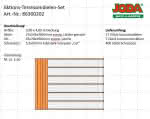 Günstig: Terrassendielen-Set 3,00x4,00 m aus 27x145 mm europ. Lärche genutet 
