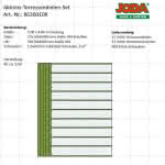 Günstig: Terrassendielen-Set 5,00x4,00 m aus 27x145 mm Kiefer KDI fein geriffelt 