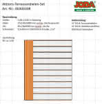 Günstig: Terrassendielen-Set 5,00x4,00 m aus 27x145 mm europ. Lärche genutet 
