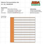 Terrasse 5,00x5,00 m aus 27x145 mm europ. Lärche genutet 