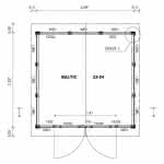 Gartenhaus - Gerätehaus -Geräteschuppen Holz 230 x 223 cm