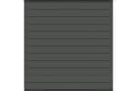 Systemzaun Kingston Schwedenprofil WPC Anthrazit Zaunelement 178 x 180 cm Steckzaun 178x180 cm | Anthrazit