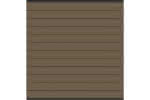 Systemzaun Kingston Schwedenprofil WPC Braun Zaunelement 178 x 180 cm Steckzaun 178x180 cm | Braun