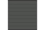 Systemzaun Kingston XL cWPC Anthrazit Zaunelement 178 x 183 cm Steckzaun 178x183 cm | Anthrazit