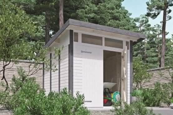 Gartenhaus mit Pultdach  