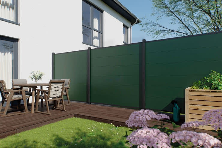 Kingston XL Systemzaun PVC 178x175 cm Farbe nach Wahl Kingston XL | nach Wahl