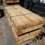 Ben Sandkasten XL 210 x 210 x 24 aus KDI-Gartenbauschwellen 