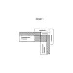 Gartenhaus mit Schleppdach 230 x 223 cm | KDI