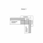 Gartenhaus mit Schleppdach 303 x 296 cm | Hellgrau/Weiß