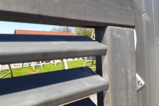 Sichtschutz mit verstellbaren Lamellen Limone 