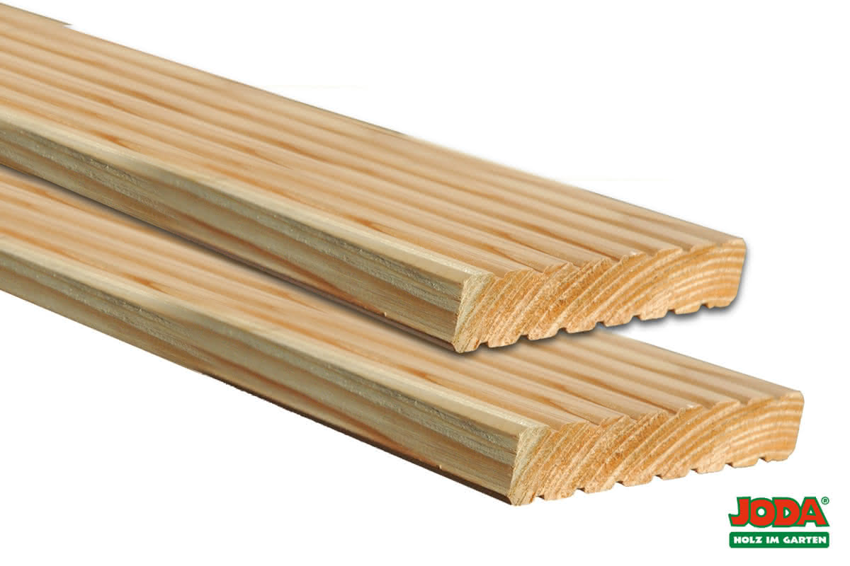 Komplett-Terrasse Lärche genutet 3 x 3 | 4 x 3 | 5 x 3 m 