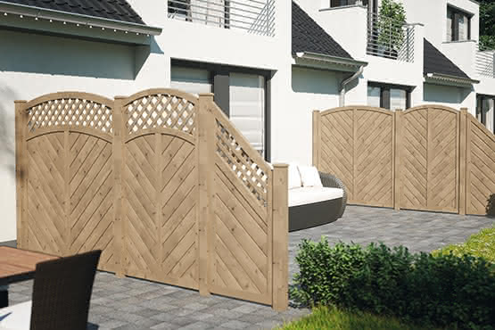 Diagonal Dichtzaun Lyon 