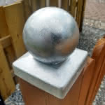 Pfostenkappen aus Metall für 90x90 mm Pfosten 