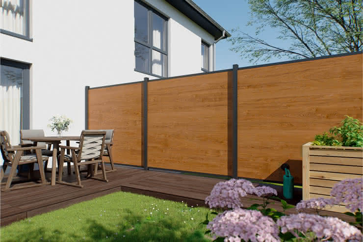 Kingston XL Systemzaun PVC 178x175 cm Farbe nach Wahl Kingston XL | nach Wahl