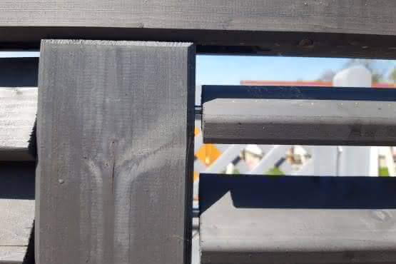 Sichtschutz mit verstellbaren Lamellen Limone 