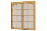 Blockhaus-Fenster Standard-Serie 