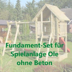 Fundament-Set für Spielanlage Ole, ohne Beton 
