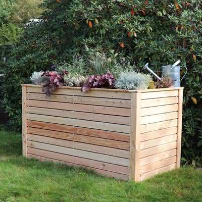 Steck-Hochbeet Nizza, 149 x 79 x 81,5 cm, Lärche naturbelassen Lärche naturbelassen