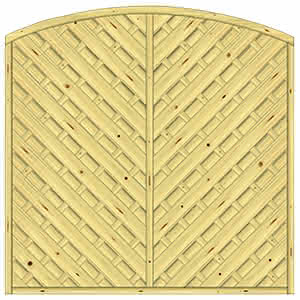 Sichtschutz Sontegro 180x180/161 cm geschlossen KDI Struktur 180 x 180/161 cm geschlossen | KDI Struktur