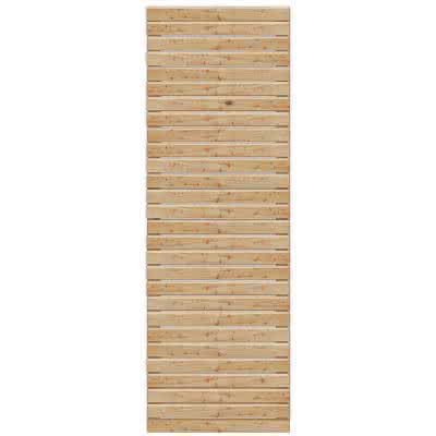 Rhombuszaun 2, 60x180 cm Lärche/Douglasie naturbelassen mit 28 Leisten 60 x 180 cm