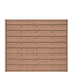 Dichtzaun Madras 180x150 cm geschlossen Fichte hellbraun 180 x 150 cm geschlossen | Fichte Hellbraun