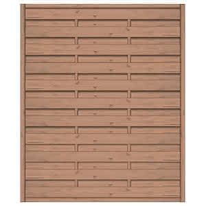 Dichtzaun Madras 150x180 cm geschlossen Fichte hellbraun 150 x 180 cm geschlossen | Fichte Hellbraun