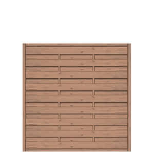 Dichtzaun Madras 150x150 cm geschlossen Fichte hellbraun 150 x 150 cm geschlossen | Fichte Hellbraun