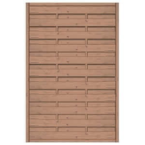 Dichtzaun Madras 120x180 cm geschlossen Fichte hellbraun 120 x 180 cm geschlossen | Fichte Hellbraun
